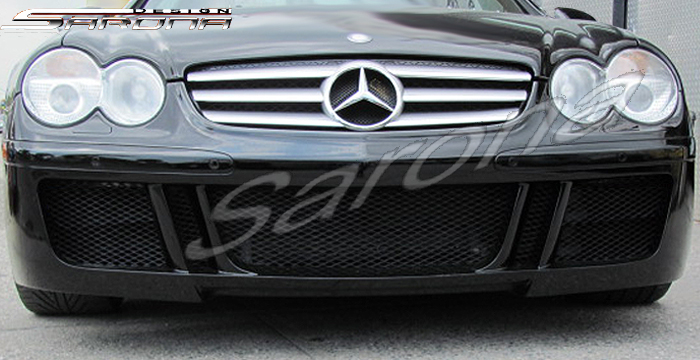 Custom Mercedes-Benz SL  Convertible Front Bumper (2003 - 2008) - $690.00 (Manufacturer Sarona, Part #MB-001-FB)